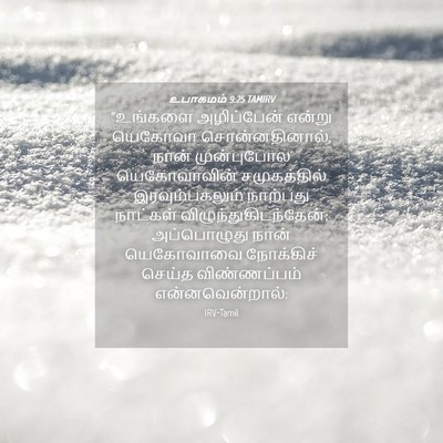 Picture 04 - உபாகமம் 9:25 TAMIRV - “உங்களை அழிப்பேன் - Bible Verse Picture
