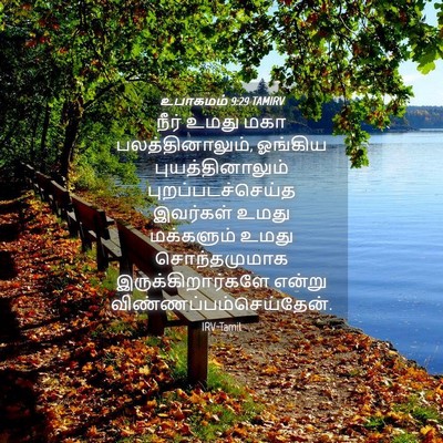Picture 04 - உபாகமம் 9:29 TAMIRV - நீர் உமது மகா - Bible Verse Picture