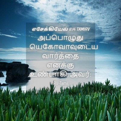 Picture 04 - எசேக்கியேல் 11:14 TAMIRV - அப்பொழுது - Bible Verse Picture