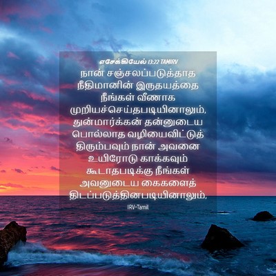 Picture 04 - எசேக்கியேல் 13:22 TAMIRV - நான் - Bible Verse Picture