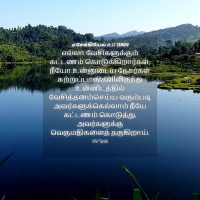 Picture 04 - எசேக்கியேல் 16:33 TAMIRV - எல்லா - Bible Verse Picture