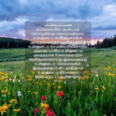 Picture 04 - எசேக்கியேல் 16:36 TAMIRV - யெகோவாகிய ஆண்டவர் - Bible Verse Picture