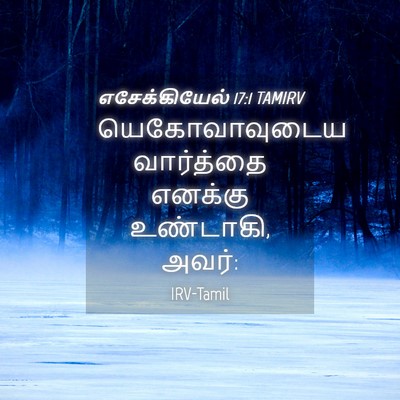 Picture 04 - எசேக்கியேல் 17:1 TAMIRV - யெகோவாவுடைய - Bible Verse Picture