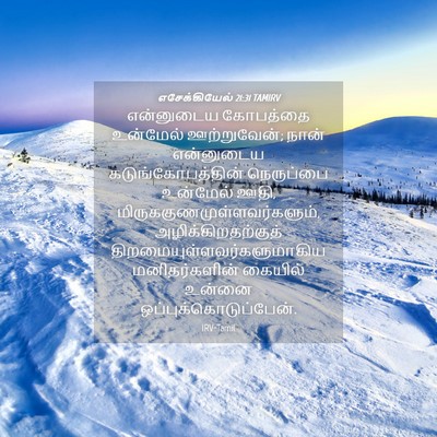 Picture 04 - எசேக்கியேல் 21:31 TAMIRV - என்னுடைய கோபத்தை - Bible Verse Picture
