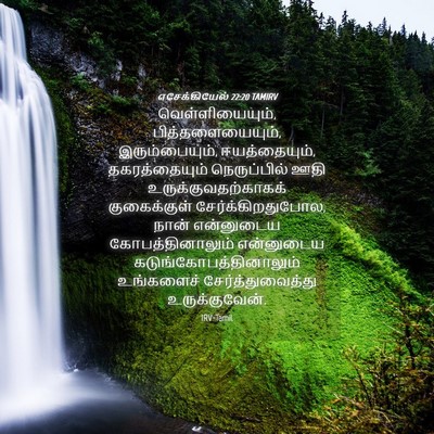 Picture 04 - எசேக்கியேல் 22:20 TAMIRV - வெள்ளியையும், - Bible Verse Picture