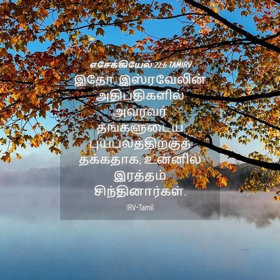 Picture 04 - எசேக்கியேல் 22:6 TAMIRV - இதோ, இஸ்ரவேலின் - Bible Verse Picture
