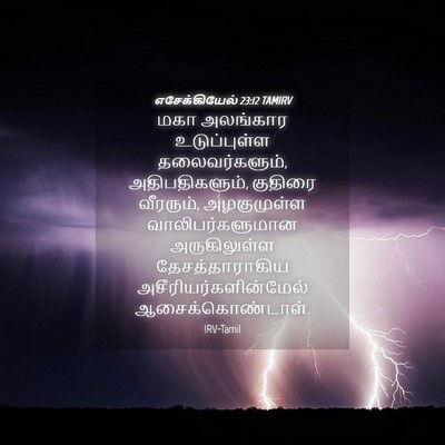Picture 04 - எசேக்கியேல் 23:12 TAMIRV - மகா அலங்கார - Bible Verse Picture