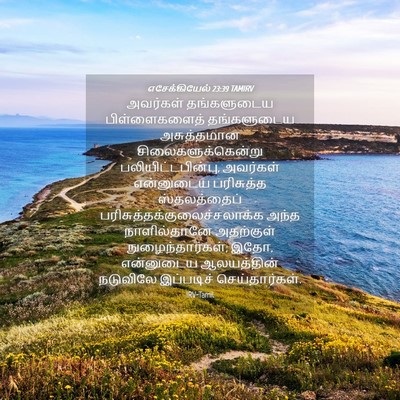Picture 04 - எசேக்கியேல் 23:39 TAMIRV - அவர்கள் தங்களுடைய - Bible Verse Picture