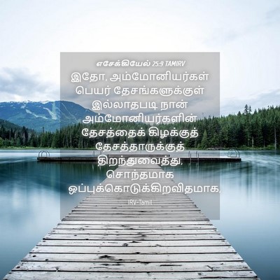 Picture 04 - எசேக்கியேல் 25:9 TAMIRV - இதோ, - Bible Verse Picture
