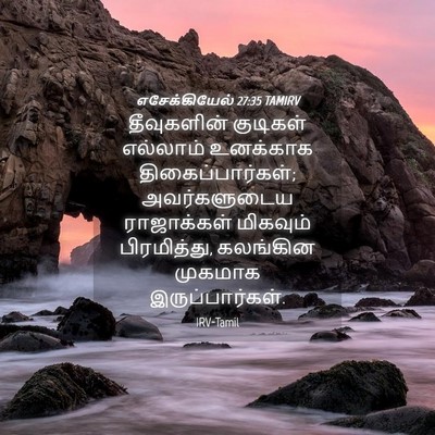 Picture 04 - எசேக்கியேல் 27:35 TAMIRV - தீவுகளின் குடிகள் - Bible Verse Picture