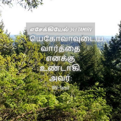 Picture 04 - எசேக்கியேல் 34:1 TAMIRV - யெகோவாவுடைய - Bible Verse Picture