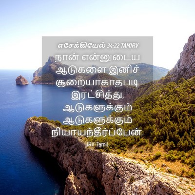 Picture 04 - எசேக்கியேல் 34:22 TAMIRV - நான் என்னுடைய - Bible Verse Picture