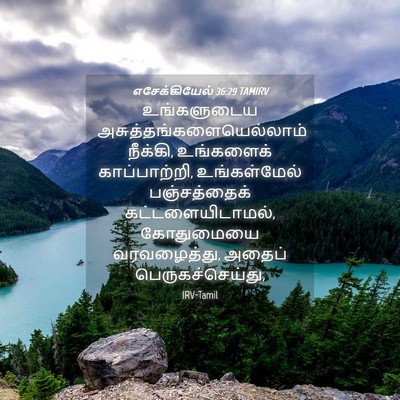 Picture 04 - எசேக்கியேல் 36:29 TAMIRV - உங்களுடைய - Bible Verse Picture