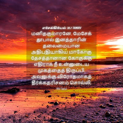 Picture 04 - எசேக்கியேல் 38:2 TAMIRV - மனிதகுமாரனே, - Bible Verse Picture