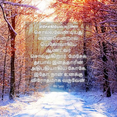 Picture 04 - எசேக்கியேல் 38:3 TAMIRV - சொல்லவேண்டியது - Bible Verse Picture