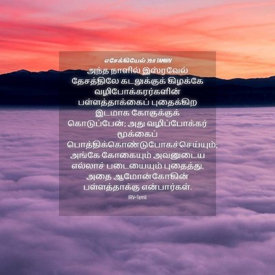Picture 04 - எசேக்கியேல் 39:11 TAMIRV - அந்த நாளில் - Bible Verse Picture