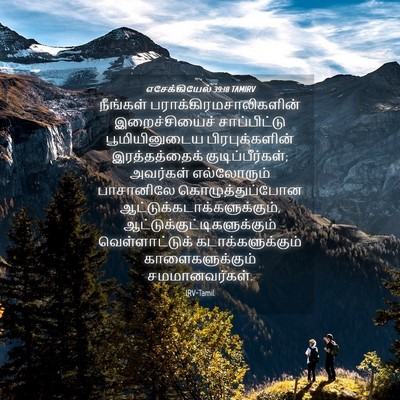 Picture 04 - எசேக்கியேல் 39:18 TAMIRV - நீங்கள் - Bible Verse Picture