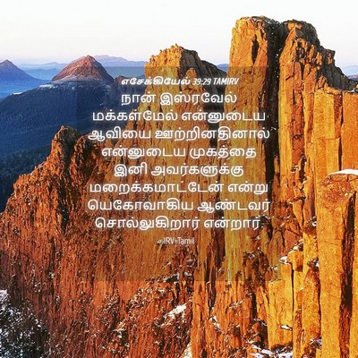 Picture 04 - எசேக்கியேல் 39:29 TAMIRV - நான் இஸ்ரவேல் - Bible Verse Picture