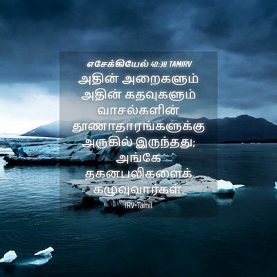 Picture 04 - எசேக்கியேல் 40:38 TAMIRV - அதின் அறைகளும் - Bible Verse Picture