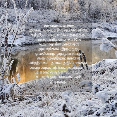 Picture 04 - எசேக்கியேல் 40:5 TAMIRV - இதோ, - Bible Verse Picture
