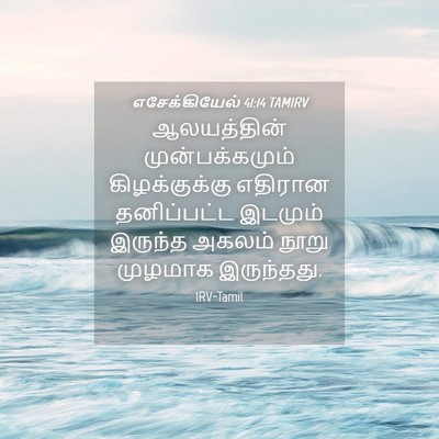 Picture 04 - எசேக்கியேல் 41:14 TAMIRV - ஆலயத்தின் - Bible Verse Picture