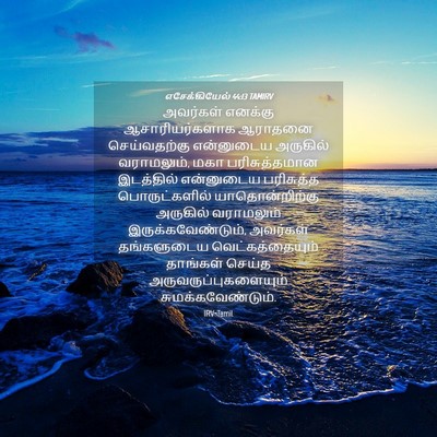 Picture 04 - எசேக்கியேல் 44:13 TAMIRV - அவர்கள் எனக்கு - Bible Verse Picture