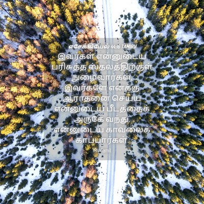 Picture 04 - எசேக்கியேல் 44:16 TAMIRV - இவர்கள் என்னுடைய - Bible Verse Picture