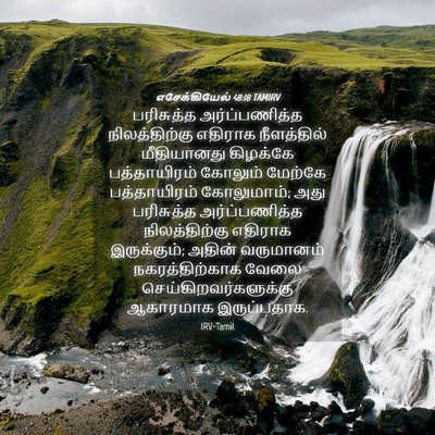 Picture 04 - எசேக்கியேல் 48:18 TAMIRV - பரிசுத்த - Bible Verse Picture