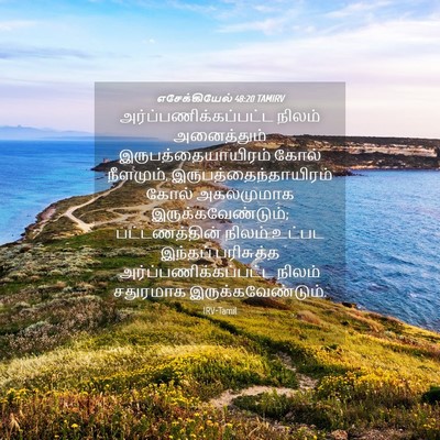 Picture 04 - எசேக்கியேல் 48:20 TAMIRV -  - Bible Verse Picture