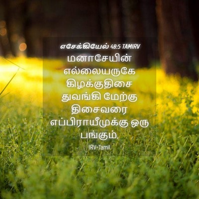 Picture 04 - எசேக்கியேல் 48:5 TAMIRV - மனாசேயின் - Bible Verse Picture