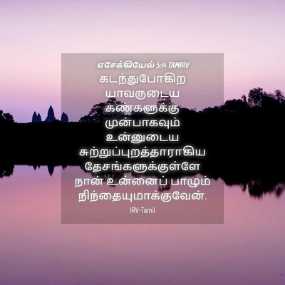 Picture 04 - எசேக்கியேல் 5:14 TAMIRV - கடந்துபோகிற - Bible Verse Picture