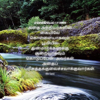 Picture 04 - எசேக்கியேல் 7:21 TAMIRV - அதை அந்நியர்களின் - Bible Verse Picture