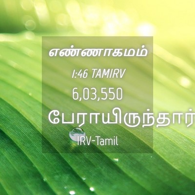 Picture 04 - எண்ணாகமம் 1:46 TAMIRV - 6,03,550 - Bible Verse Picture
