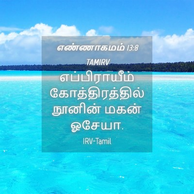 Picture 04 - எண்ணாகமம் 13:8 TAMIRV - எப்பிராயீம் - Bible Verse Picture