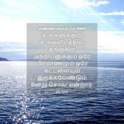 Picture 04 - எண்ணாகமம் 15:16 TAMIRV - உங்களுக்கும் - Bible Verse Picture