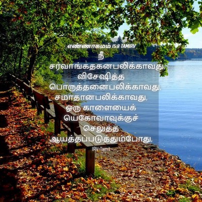 Picture 04 - எண்ணாகமம் 15:8 TAMIRV - நீ - Bible Verse Picture