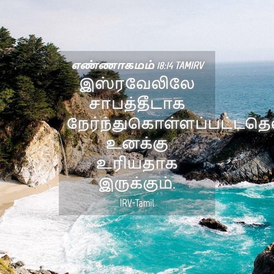 Picture 04 - எண்ணாகமம் 18:14 TAMIRV - இஸ்ரவேலிலே - Bible Verse Picture