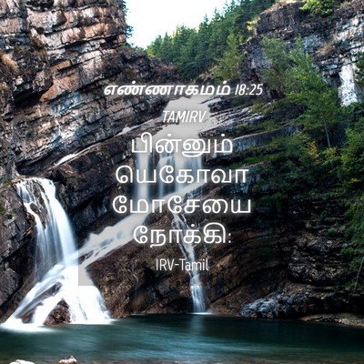 Picture 04 - எண்ணாகமம் 18:25 TAMIRV - பின்னும் யெகோவா - Bible Verse Picture