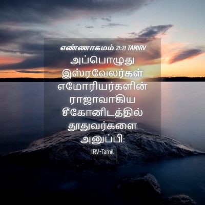 Picture 04 - எண்ணாகமம் 21:21 TAMIRV - அப்பொழுது - Bible Verse Picture