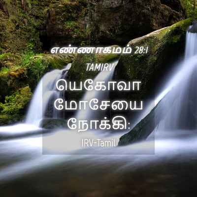 Picture 04 - எண்ணாகமம் 28:1 TAMIRV - யெகோவா மோசேயை - Bible Verse Picture