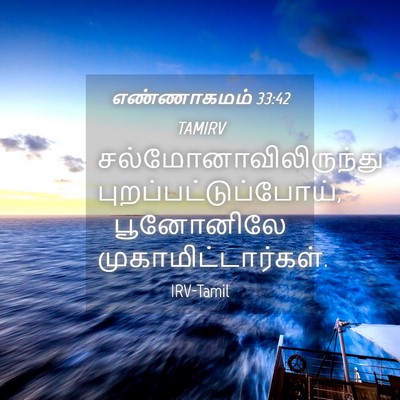 Picture 04 - எண்ணாகமம் 33:42 TAMIRV -  - Bible Verse Picture
