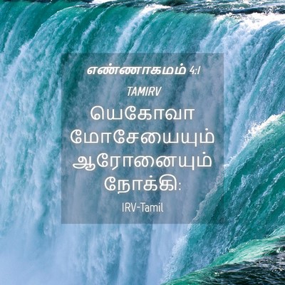 Picture 04 - எண்ணாகமம் 4:1 TAMIRV - யெகோவா மோசேயையும் - Bible Verse Picture