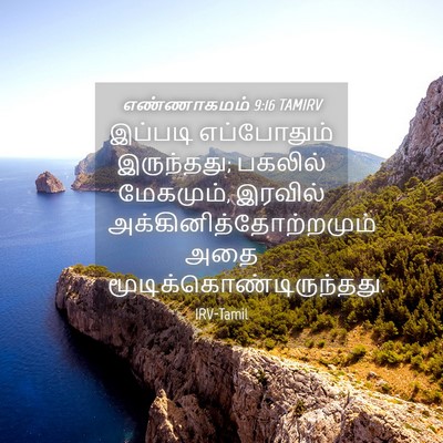 Picture 04 - எண்ணாகமம் 9:16 TAMIRV - இப்படி எப்போதும் - Bible Verse Picture