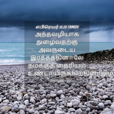 Picture 04 - எபிரெயர் 10:20 TAMIRV - அந்தவழியாக - Bible Verse Picture