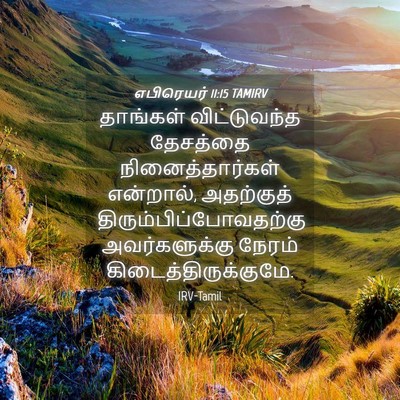 Picture 04 - எபிரெயர் 11:15 TAMIRV - தாங்கள் - Bible Verse Picture