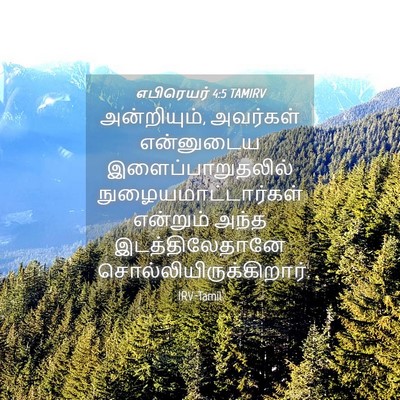 Picture 04 - எபிரெயர் 4:5 TAMIRV - அன்றியும், - Bible Verse Picture