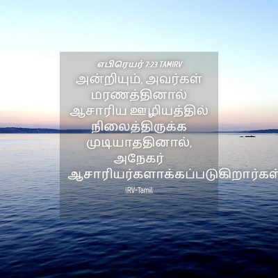 Picture 04 - எபிரெயர் 7:23 TAMIRV - அன்றியும், - Bible Verse Picture