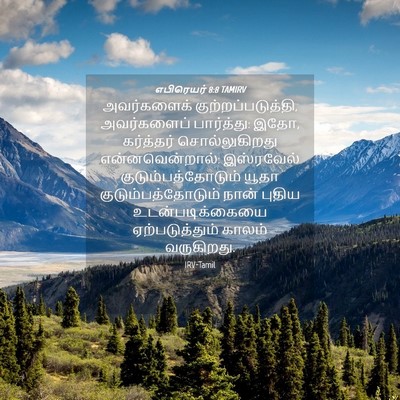 Picture 04 - எபிரெயர் 8:8 TAMIRV - அவர்களைக் - Bible Verse Picture