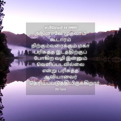 Picture 04 - எபிரெயர் 9:8 TAMIRV - அதினாலே, முதலாம் - Bible Verse Picture