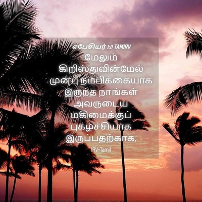 Picture 04 - எபேசியர் 1:11 TAMIRV - மேலும் - Bible Verse Picture